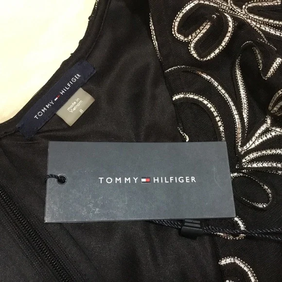 Tommy Hilfiger Special Occasion/Cocktail Black Dress - Picture 12 of 14